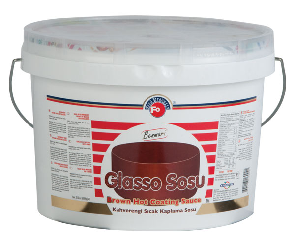 FO GLASSO KAPLAMA SOSU SICAK KAHVERENGİ 4kg