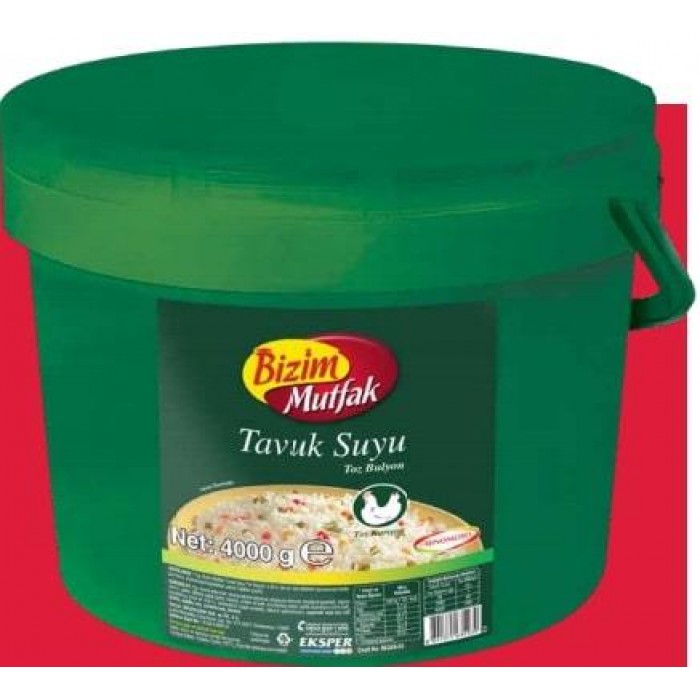 BİZİM MUTFAK TAVUK BULYON CATE 4KG