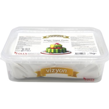 VİZYON ŞEKER HAMURU BEYAZ 1kg*16ad