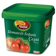 BİZİM MUTFAK DOMATESLİ SOĞANLI ÇEŞNİ 750GR*8ADET