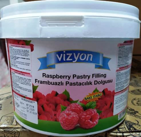 VİZYON DOLGU(MEYVE PARÇALI)FRAMBUAZ 4KG*6AD