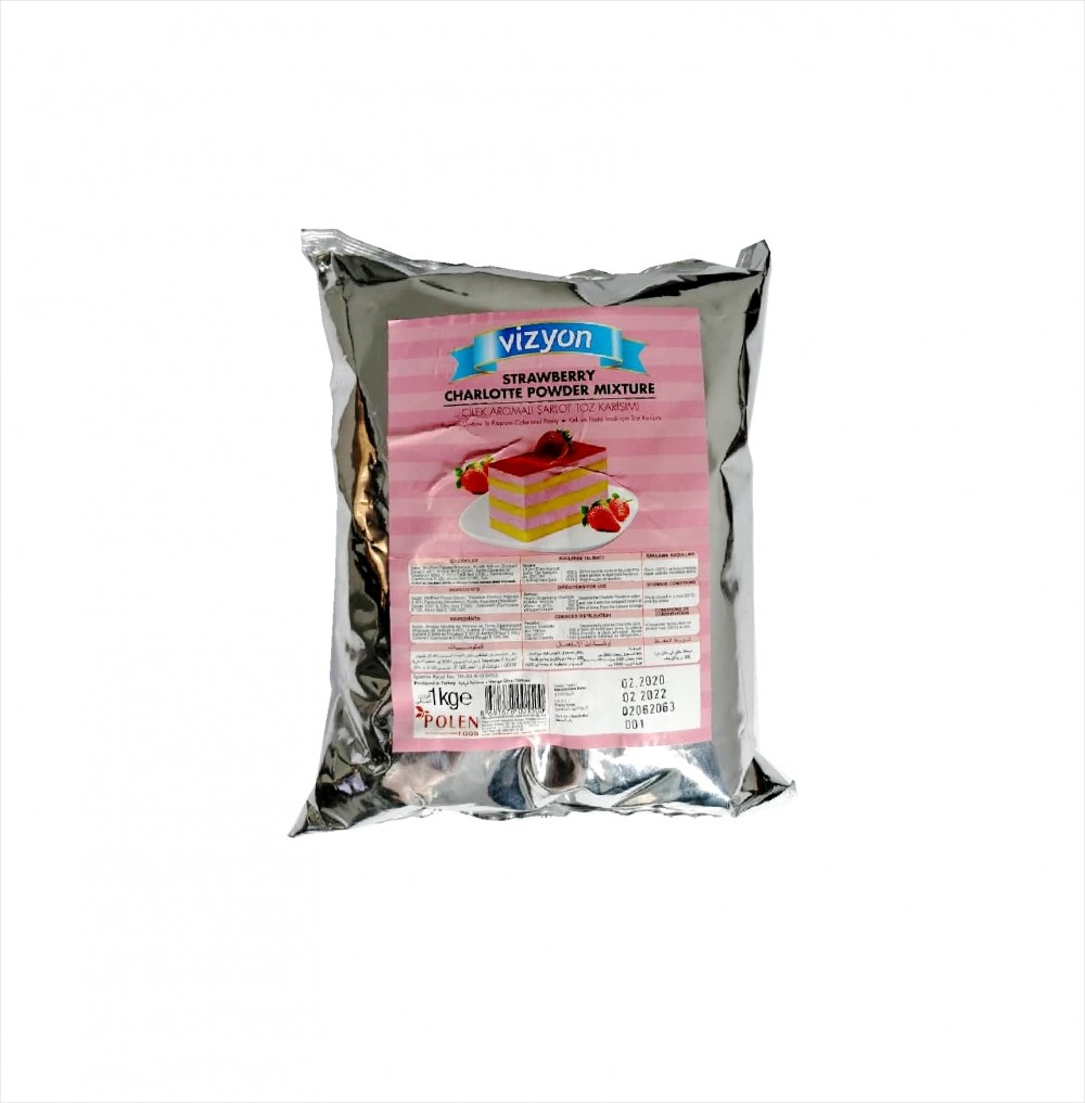 VİZYON CHARLOTTE PRM FRAMBUAZ 1KG*5ADET