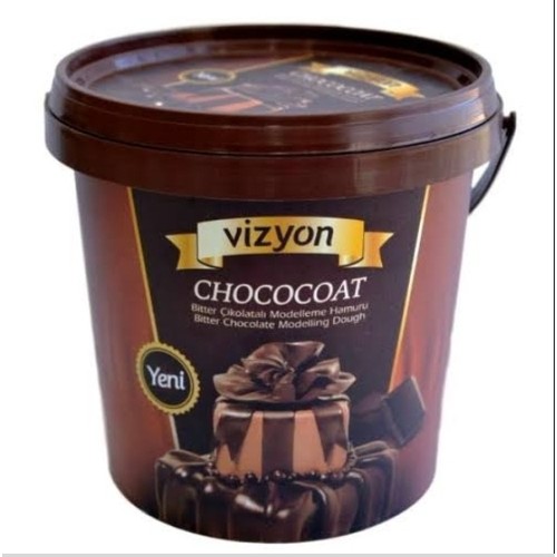 VİZYON CHOCOCOAT MODELLEME HAMURU BİTTER 1kg*12ad