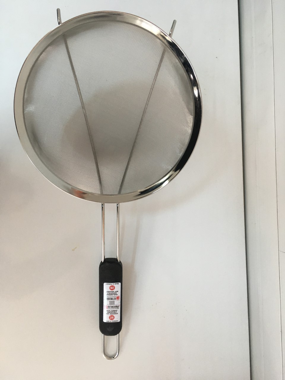 SÜT SÜZGECİ TAKVİYELİ PASLANMAZ 28CM