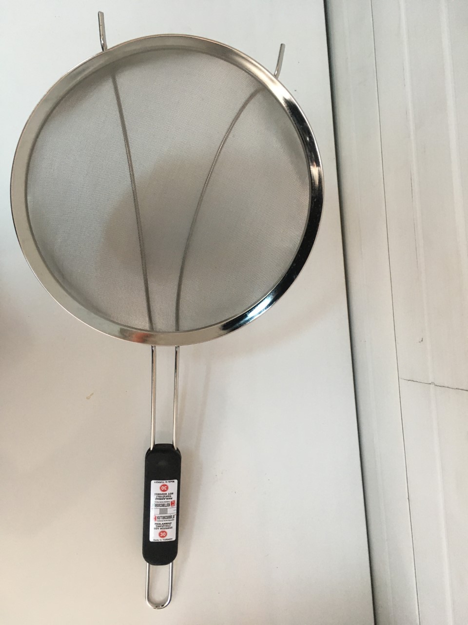 SÜT SÜZGECİ TAKVİYELİ PASLANMAZ 30CM