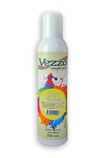 SPREY BOYA SARI 250ML VEZZO