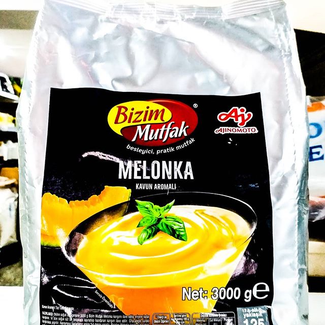 BİZİM MUTFAK PUDİNG KAVUNLU (MELONKA) 3kg*3 adet