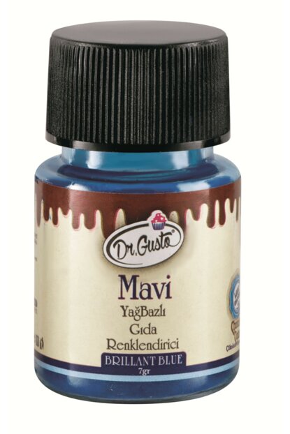 GIDA BOYASI TOZ YAĞ BAZLI MAVİ 7GR