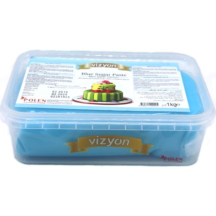 VİZYON ŞEKER HAMURU ERGUVAN 1kg*16ad