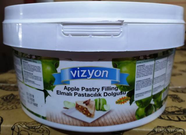 VİZYON DOLGU KREMA ELMA TARÇINLI 6KG*4AD