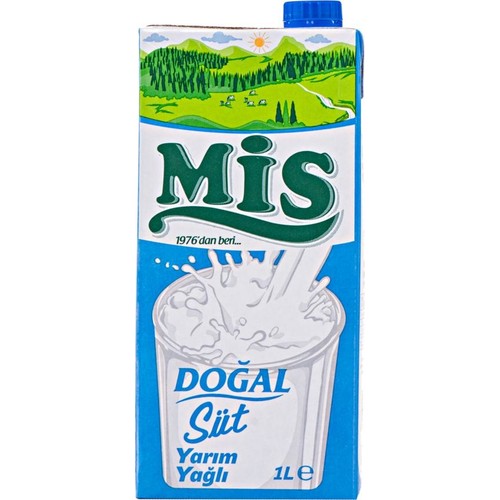 SÜT AZ YAĞLI MİS 1 lt  *12