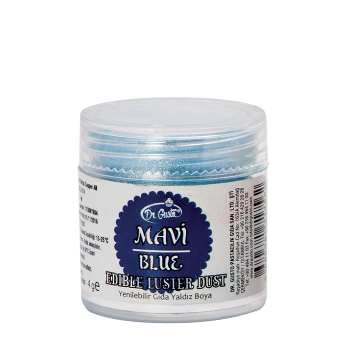 YENİLEBİLİR METALİK TOZ BOYA SARI 10gr GUSTO