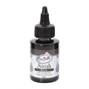 SIVI GIDA BOYASI LİKİT SİYAH 60 GR GUSTO